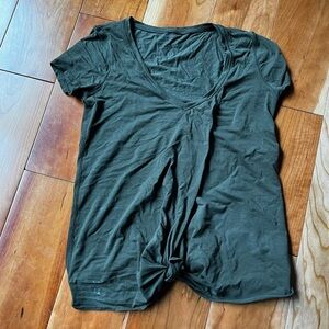 Green LULULEMON Studio to Street Shirt